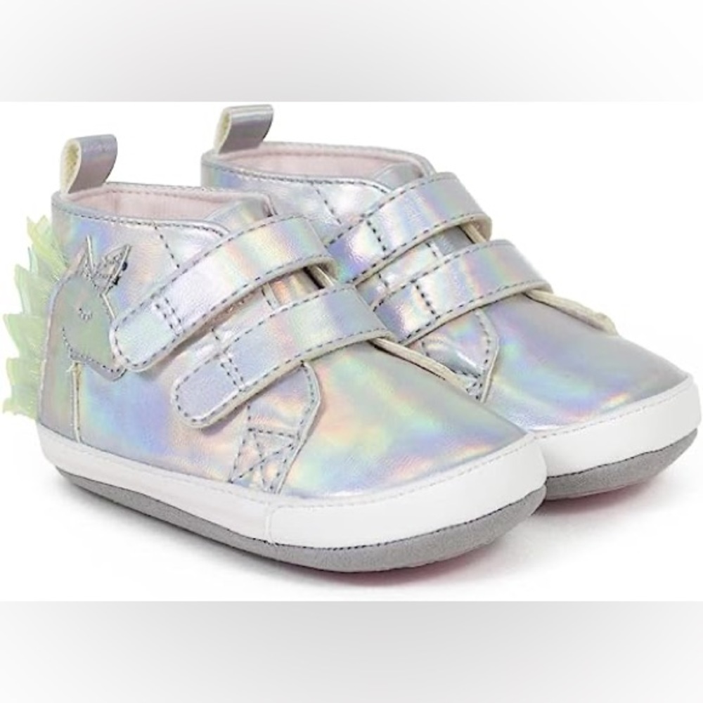 New Iridescent Unicorn Walking Shoe Infant Girl 12-18 Mo